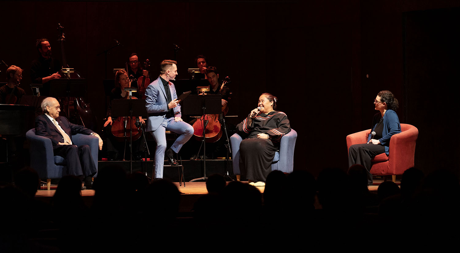 Jocelyn Lebeau (animateur), Nina Segalowitz (Oktoecho) et Laura Risk